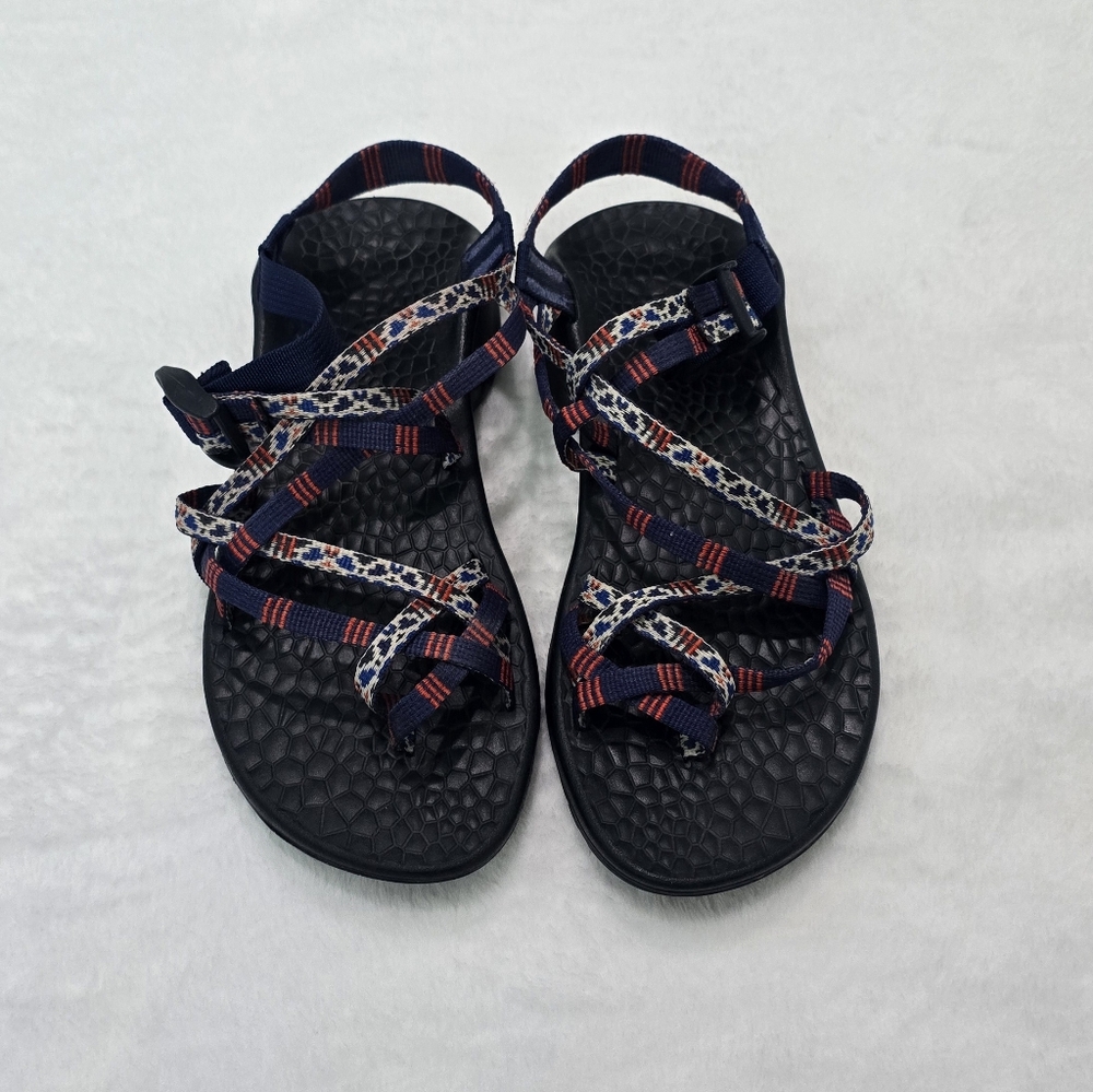 Women's Chaco ZX2 Sandals Walking Hiking Shoes Strappy Loop Toe Size 8 Active - Picture 2 of 7